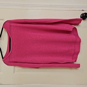 Hot pink linen tunic